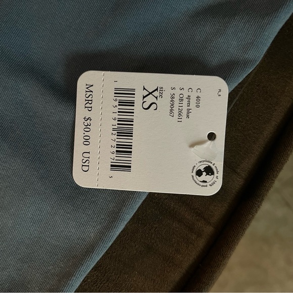 New with tags free people apres blue top. Size XS - Picture 2 of 3